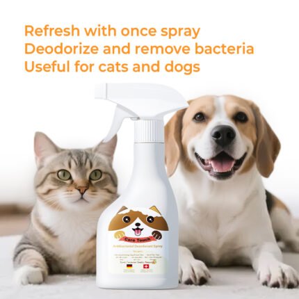 Anti-Bacterial Pet Deodorant Spray for Dogs & Cats