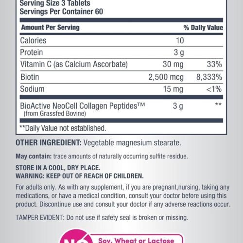 Neocell Super Collagen, Vitamin C + Biotin