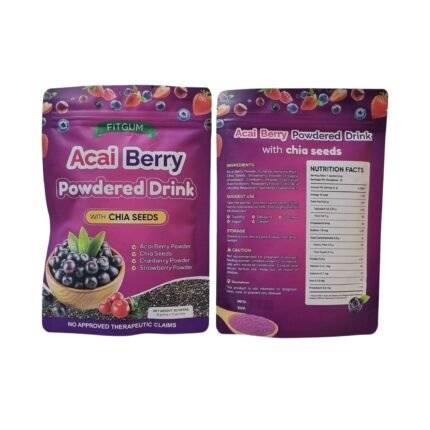 Fitgum Acai Berry Powdered
