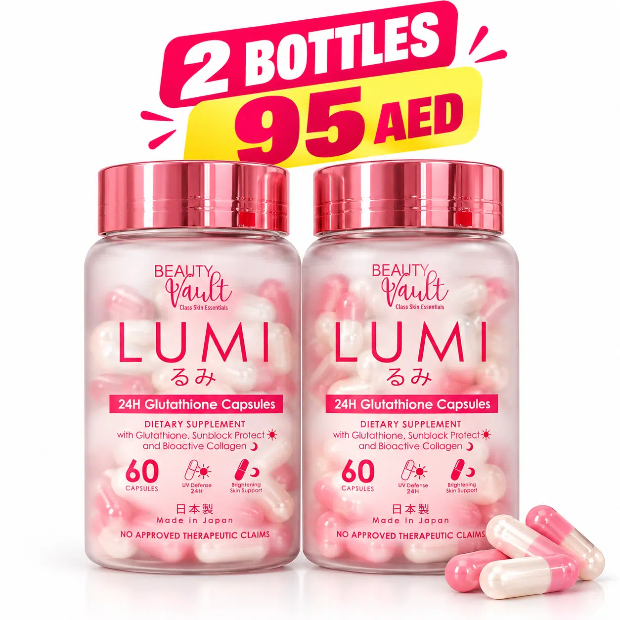LUMI Beauty Supplement Promotion Beauty Vault Lumi 24H Glutathione