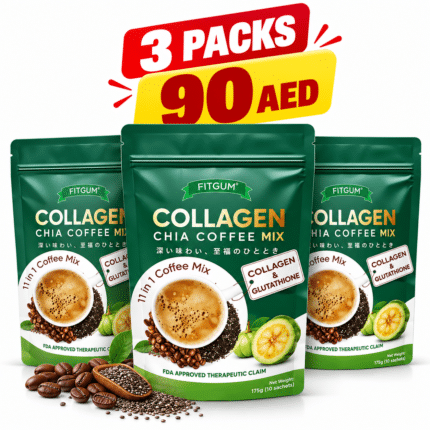 FitGum Collagen Coffee Mix with Chia Seeds
